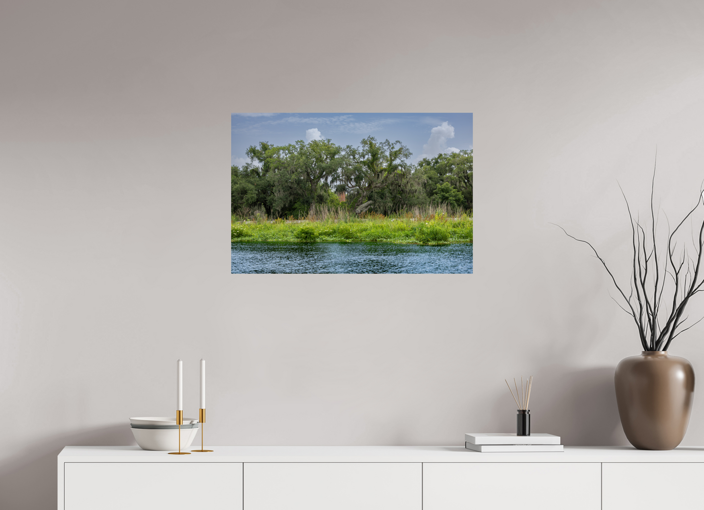 Lafitte Swamp with Visible Structure