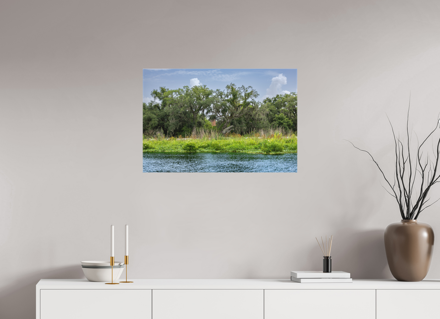 Lafitte Swamp with Visible Structure
