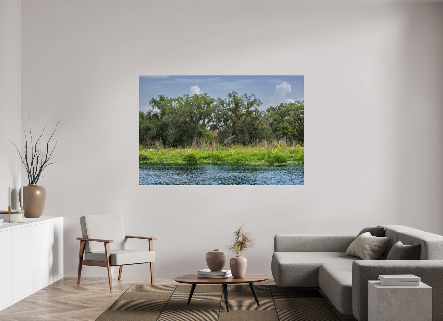 Lafitte Swamp with Visible Structure